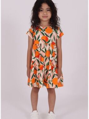 TINY TRIBE AUSTRALIA GIRLS COTTON DRESS SIZE 6